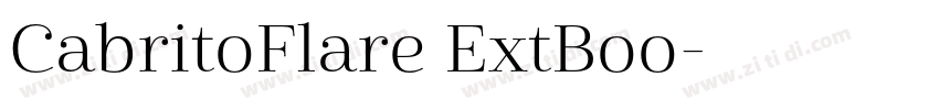 CabritoFlare ExtBoo字体转换